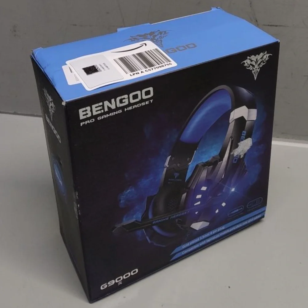 NEW Gaming Headset Over-Ear w Mic Blue LED